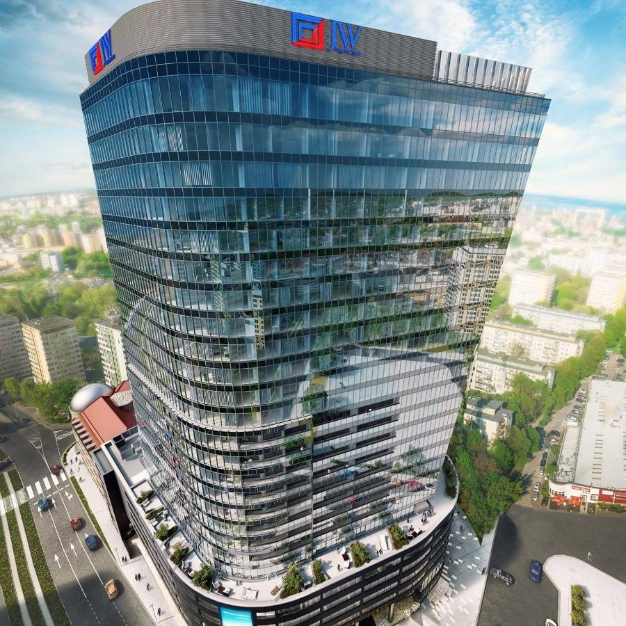 Apartament Flaming Hanza Tower Stettin Exterior foto